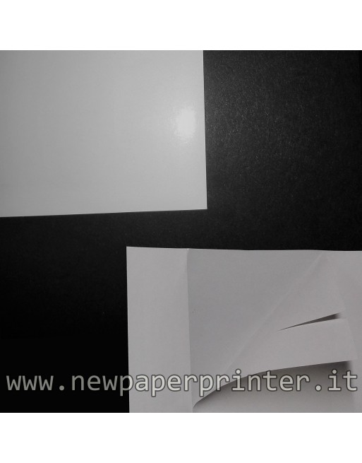 A3 Carta Adesiva Patinata Lucida per stampanti laser